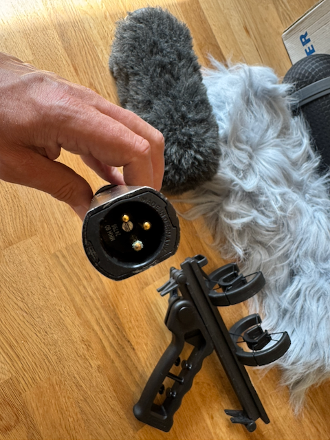 Sennheiser MKH60 with hairy windshield