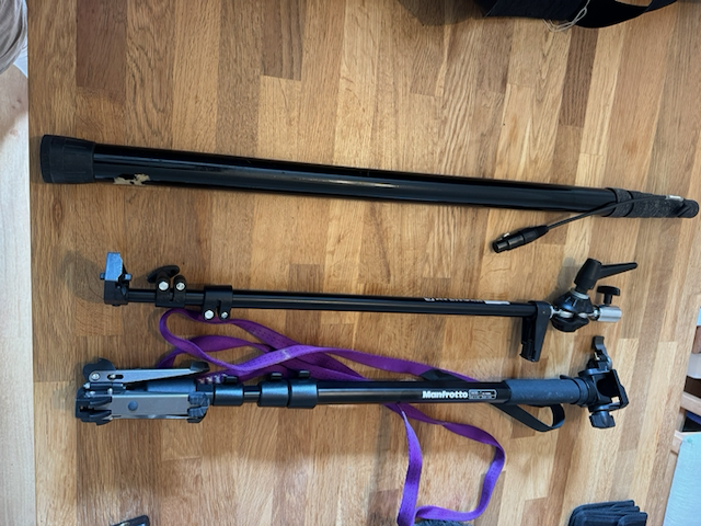 Carbon boom pole and Boom Buddy
